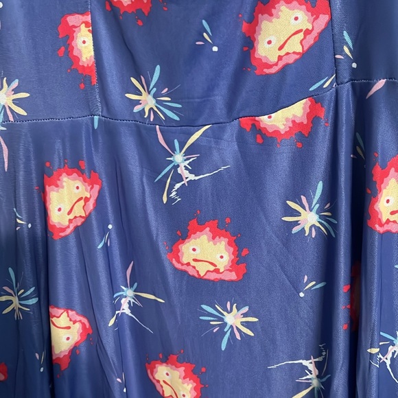 Her Universe Studio Ghibli Howl's Moving Castle Calcifer Dress Large - Picture 3 of 5